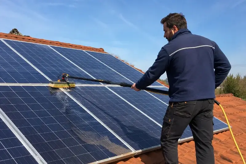 Nettoyage et entretien de panneaux solaires à Saint-Gelais