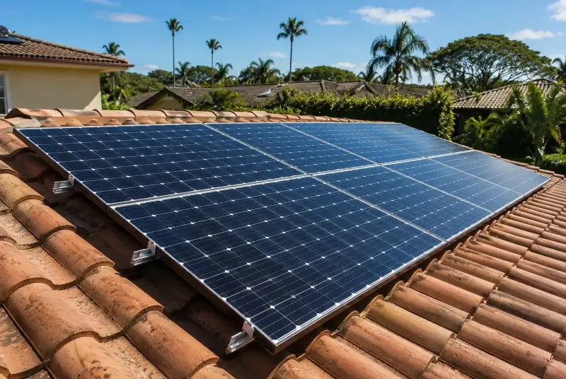 Installation de panneaux solaires à Saint-Gelais
